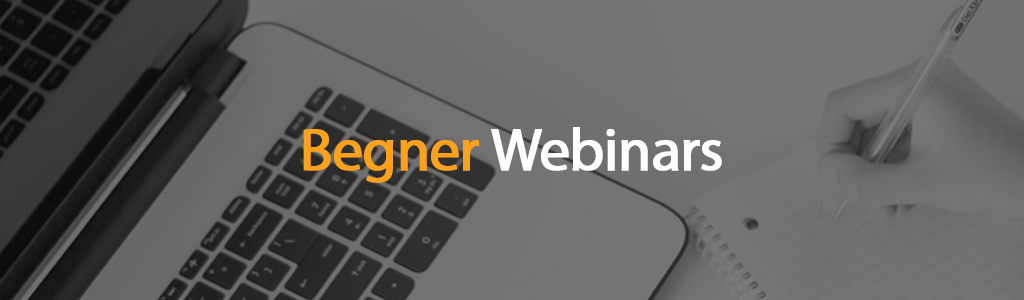 Begner Webinars banner